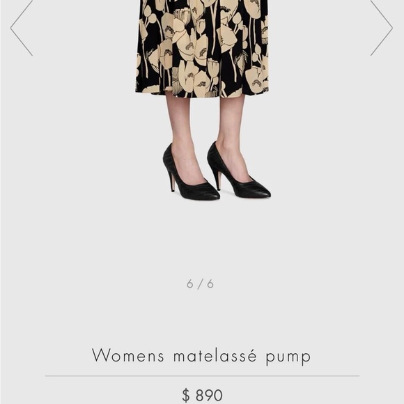 NEW GUCCI Matelasse Leather Pumps - Picture 9 of 9